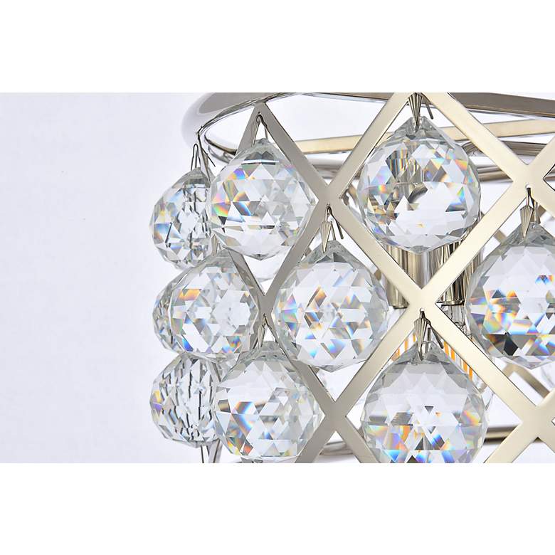Image 7 Madison 5 Lt Polished Nickel Chandelier Clear more views