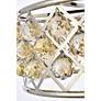 5_Madison 5 Lt Polished Nickel Chandelier Golden Teak more views