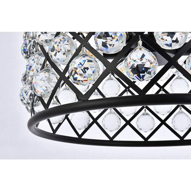 Image 5 Madison 6 Lt Matte Black Pendant Clear more views