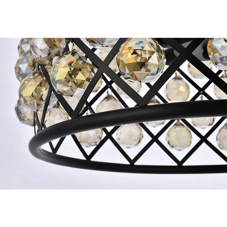 Image 5 Madison 6 Lt Matte Black Pendant Golden Teak more views