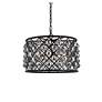 4_Madison 6 Lt Matte Black Pendant Silver Shade (Grey) more views