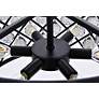6_Madison 6 Lt Matte Black Pendant Silver Shade (Grey) more views