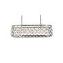 Thumbnail4 of Madison 6 Lt Polished Nickel Chandelier Clear more views