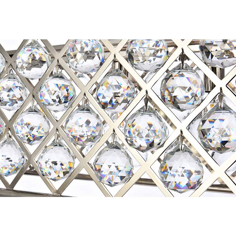 Image 7 Madison 6 Lt Polished Nickel Chandelier Clear more views