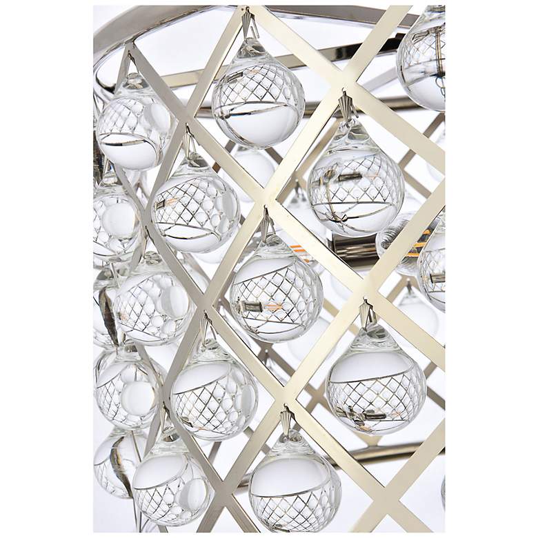 Image 6 Madison 6 Lt Polished Nickel Pendant Clear more views