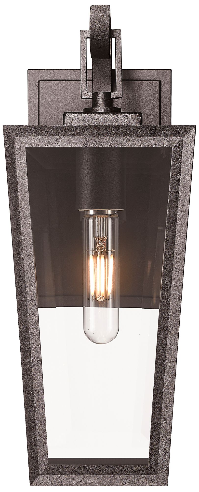 Image 2 Madison 7" Bronze Coastal Outdoor Sconce With Clear Glass more views