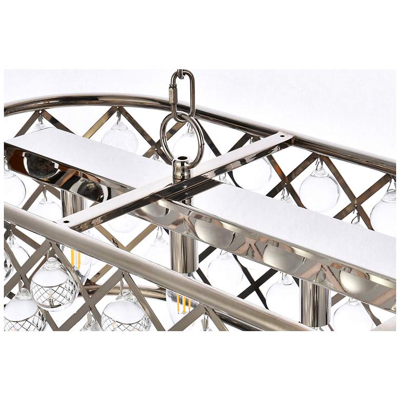 Image 6 Madison 7 Lt Polished Nickel Chandelier Clear more views