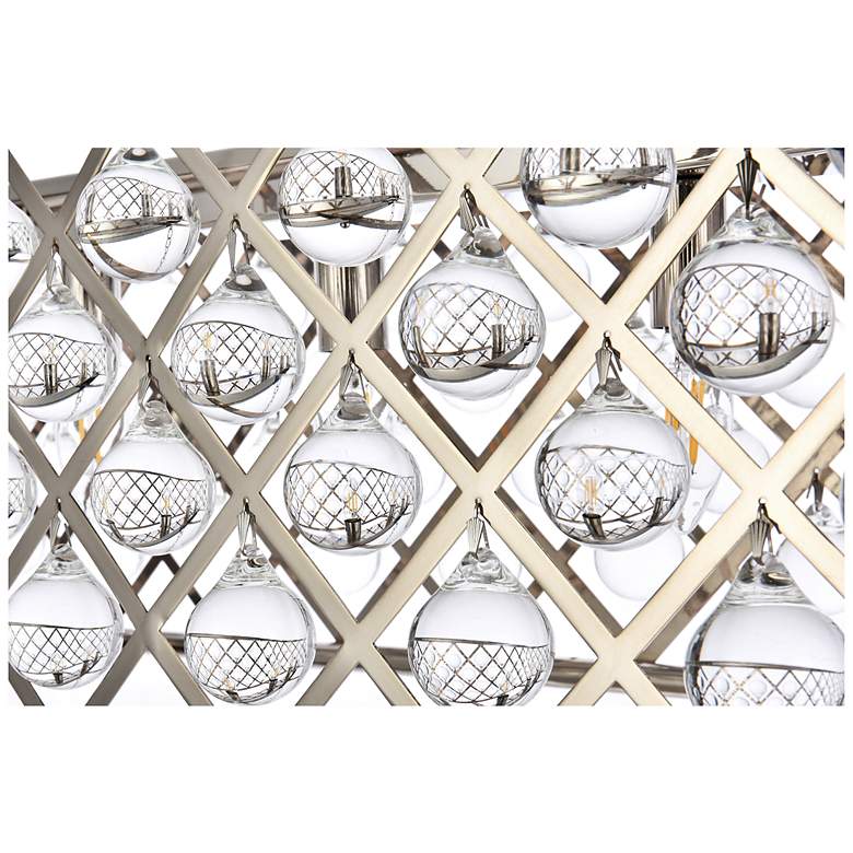 Image 7 Madison 7 Lt Polished Nickel Chandelier Clear more views