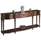 Madison 72&quot; Wide Cherry Finish Console Table