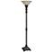 Madison 73" High Bronze Finish Traditional Torchiere Floor Lamp