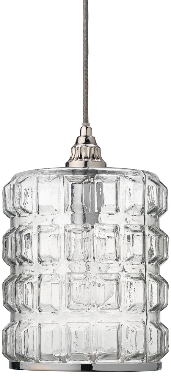 madison clear glass pendant