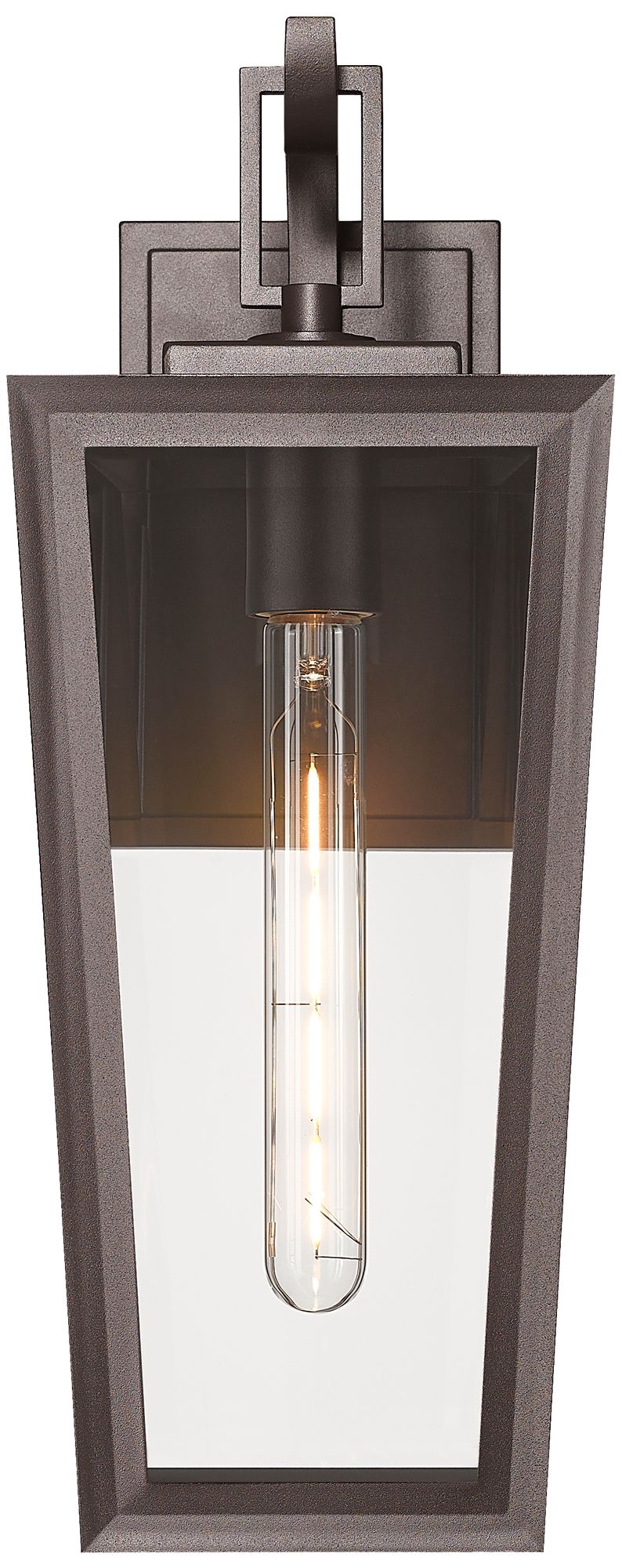 Image 2 Madison 8" Bronze Coastal Outdoor Sconce With Clear Glass more views