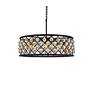 3_Madison 8 Lt Matte Black Chandelier Golden Teak more views