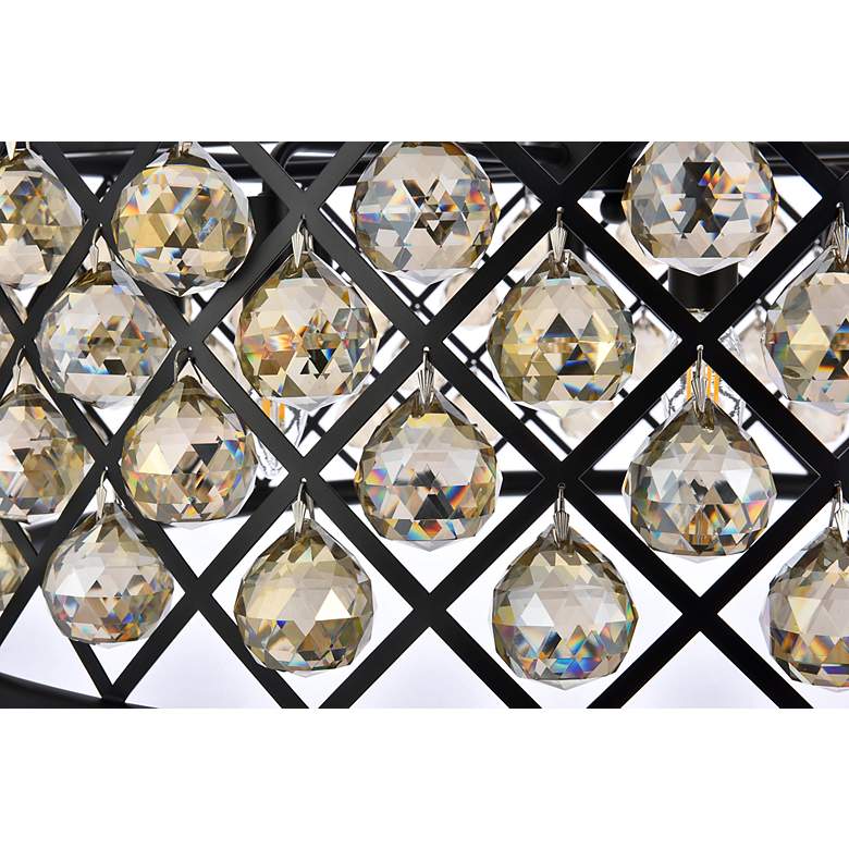 Image 6 Madison 8 Lt Matte Black Chandelier Golden Teak more views