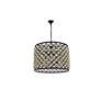 3_Madison 8 Lt Matte Black Chandelier Golden Teak more views