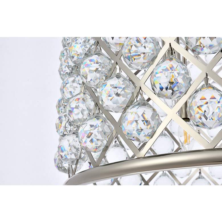 Image 5 Madison 8 Lt Polished Nickel Chandelier Clear more views