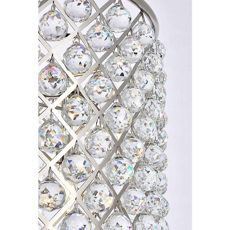 Image 6 Madison 8 Lt Polished Nickel Chandelier Clear more views