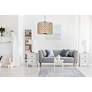 2_Madison 8 Lt Polished Nickel Chandelier Golden Teak more views