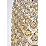 5_Madison 8 Lt Polished Nickel Chandelier Golden Teak more views