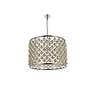 7_Madison 8 Lt Polished Nickel Chandelier Golden Teak more views