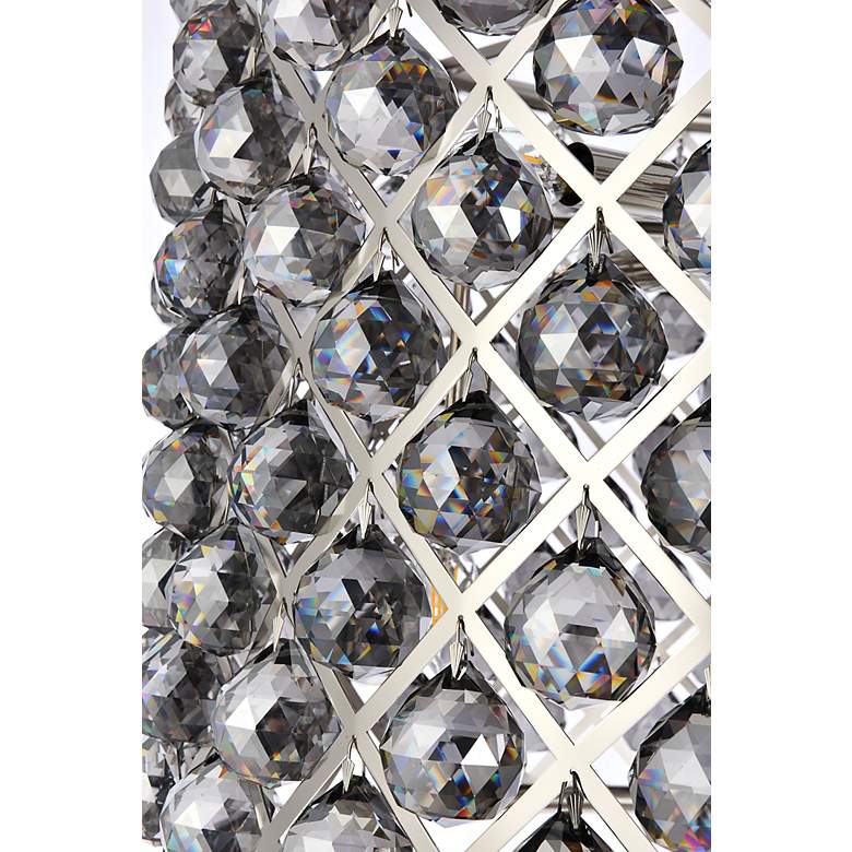 Image 6 Madison 8 Lt Polished Nickel Chandelier Silver Shade (Grey) more views