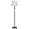 Madison Antiqued Silver Two-Light Floor Lamp
