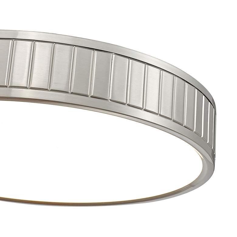 Image 6 Madison by Z-Lite Brushed Nickel 1 Light Flush Mount more views