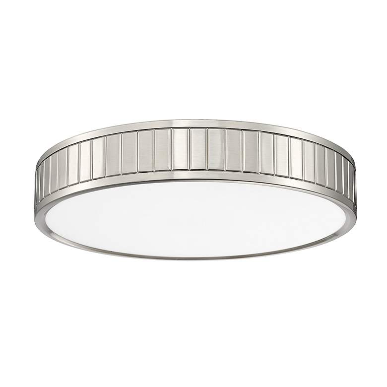 Image 7 Madison by Z-Lite Brushed Nickel 1 Light Flush Mount more views