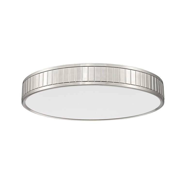 Image 7 Madison by Z-Lite Brushed Nickel 1 Light Flush Mount more views
