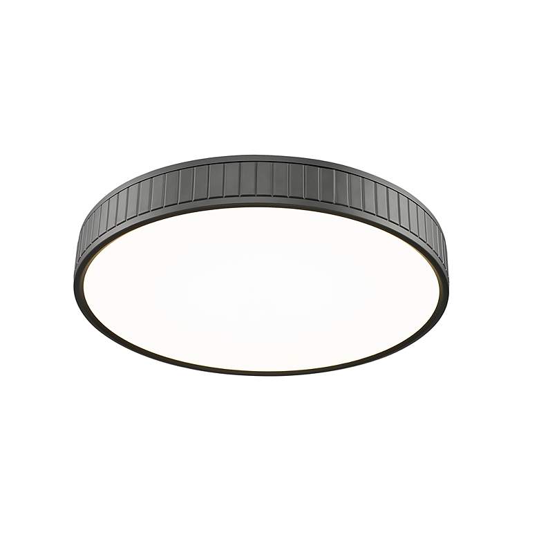 Image 6 Madison by Z-Lite Matte Black 1 Light Flush Mount more views
