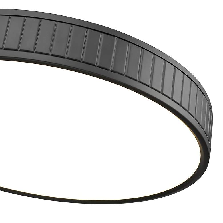 Image 7 Madison by Z-Lite Matte Black 1 Light Flush Mount more views