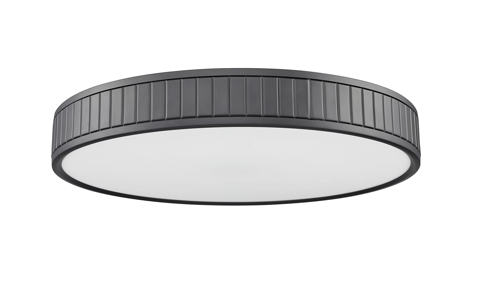 Madison by Z-Lite Matte Black 1 Light Flush Mount