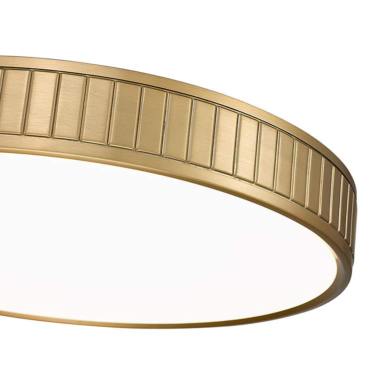 Image 6 Madison by Z-Lite Modern Gold 1 Light Flush Mount more views