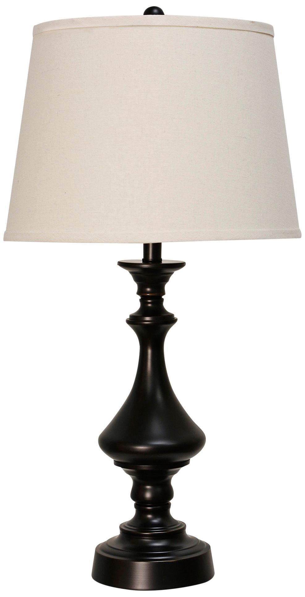 Madison Dark Steel Metal Table Lamp