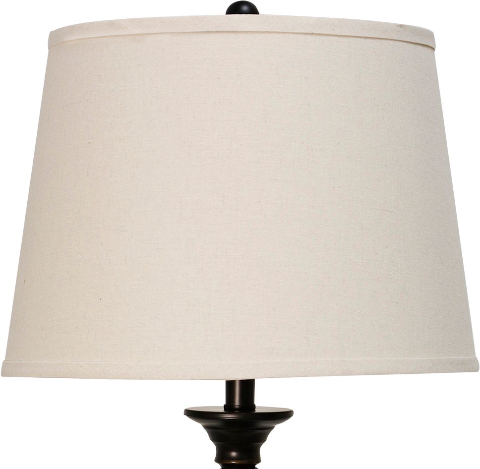 Madison Dark Steel Metal Table Lamp