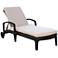 Madison Espresso Brown Wicker Outdoor Cushioned Chaise