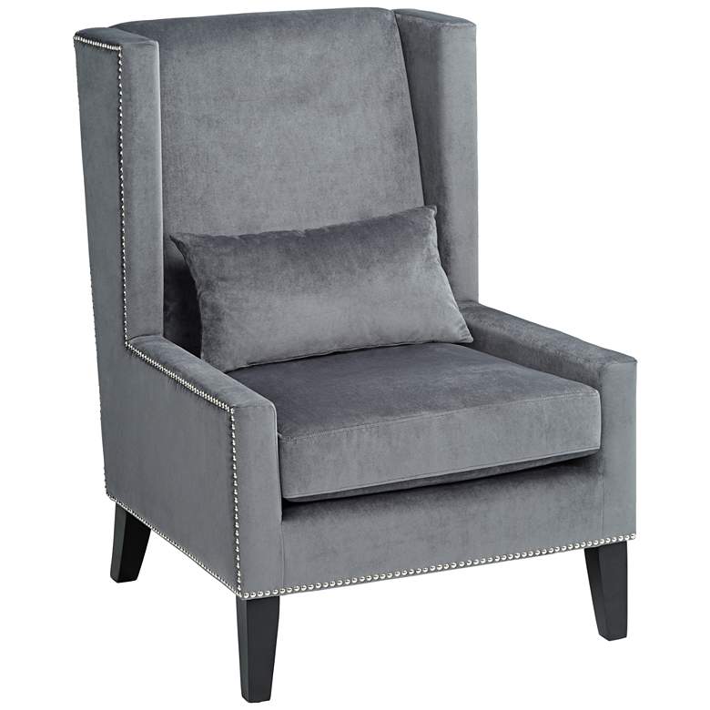 Image 1 Madison Gray Upholstered Armchair