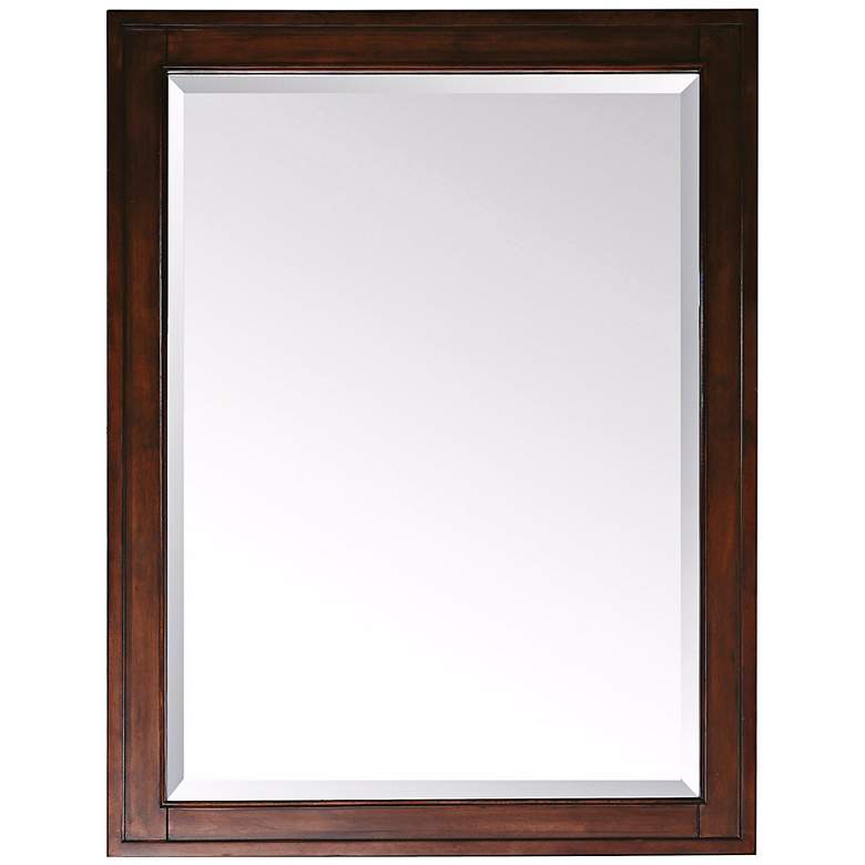 Image 1 Madison Light Espresso 28" x 32" Rectangular Mirror