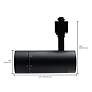 4_Madison Matte Black LED Adjustable Beam Spread Track Head more views