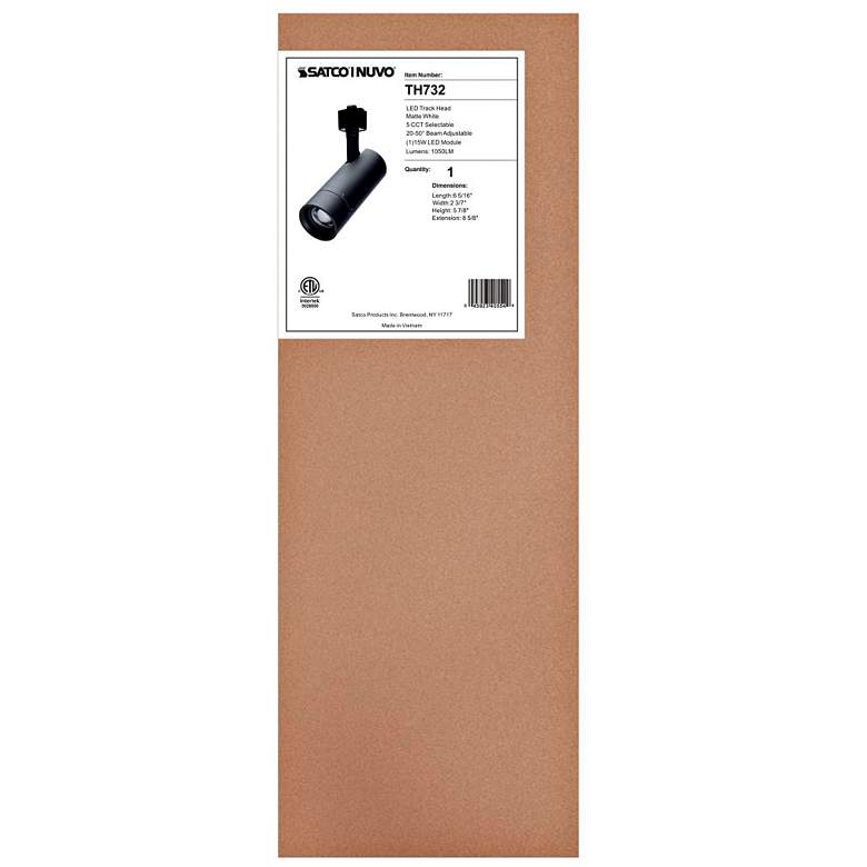 Image 6 Madison Matte Black LED Adjustable Beam Spread Track Head more views