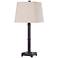 Madison Oil-Rubbed Bronze Table Lamp with Base Utility Plug