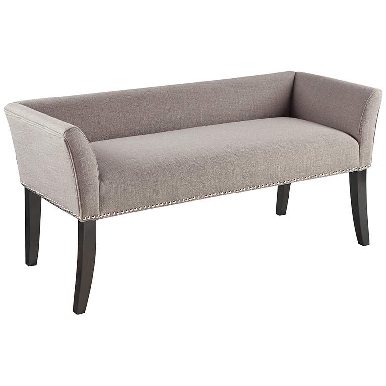 Image 2 Madison Park Antonio 49 1/2" Wide Gray Classic Banquette Accent Bench