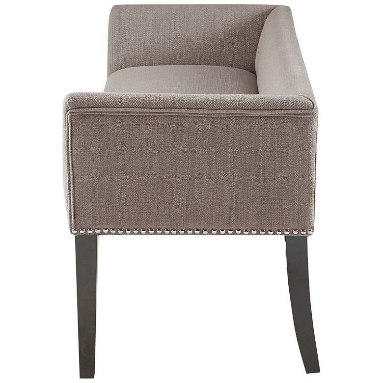 Image 6 Madison Park Antonio 49 1/2" Wide Gray Classic Banquette Accent Bench more views