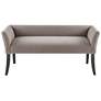 Madison Park Antonio 49 1/2" Wide Gray Classic Banquette Accent Bench