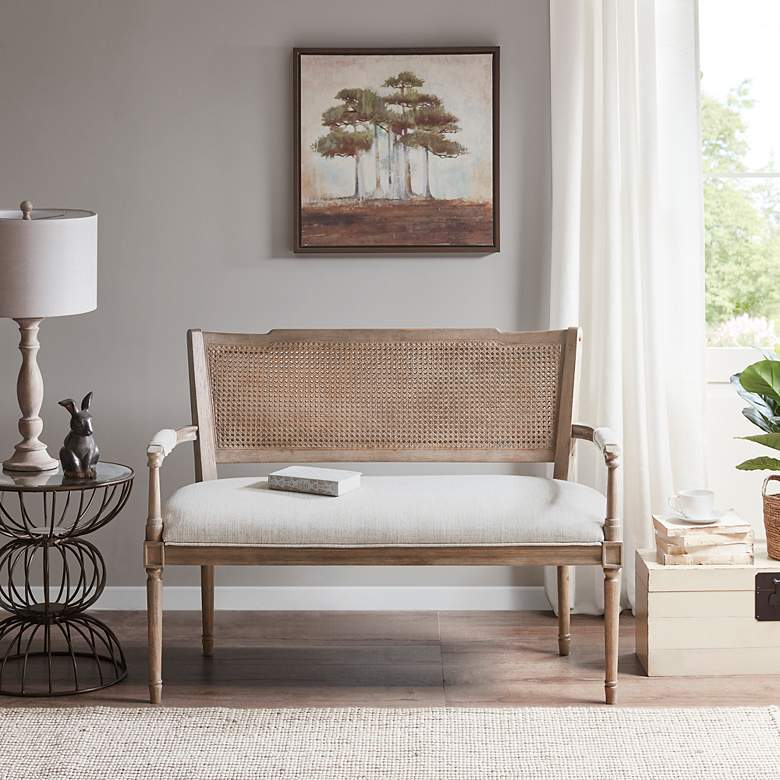 Image 3 Madison Park Beige/ Reclaimed Natural Garfield Settee more views