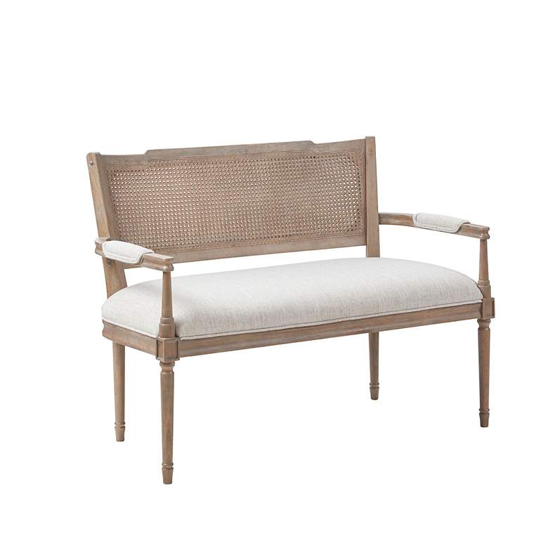 Image 4 Madison Park Beige/ Reclaimed Natural Garfield Settee more views