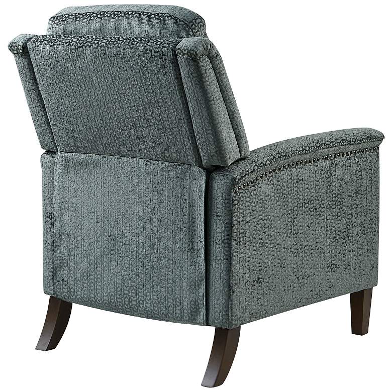 Image 7 Madison Park Cecile 28" Wide Grey Fabric Push Back Recliner more views
