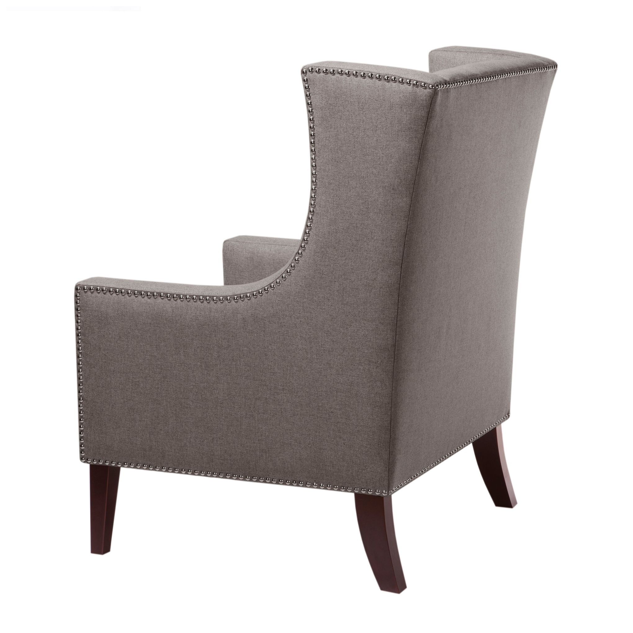 Image 3 Madison Park Charcoal Weston Wing Chair more views