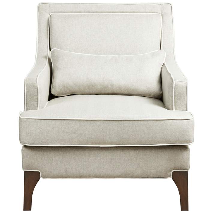 Madison Park Collin Cream Fabric Accent Armchair #675T2 Lamps Plus