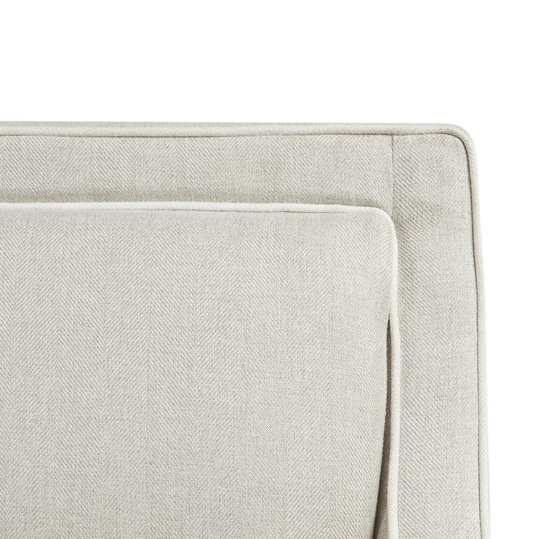 Image 3 Madison Park Collin Cream Fabric Accent Armchair more views